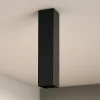 Faretti Da Soffitto-Ideal Lux Sky pl1 faretto da soffitto nero quadrato