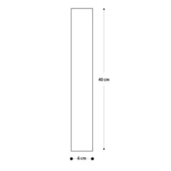 Faretti Da Soffitto-Ideal Lux Sky pl1 faretto da soffitto nero quadrato