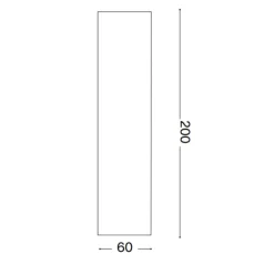 Faretti Da Soffitto-Ideal Lux Sky pl1 nero faretto 5w 3000k quadrato da soffitto