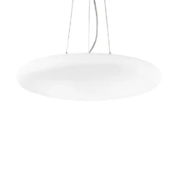 Lampadari Cucina-Ideal Lux Smarties sp3 d50 lampadario da cucina moderna vetro bianco