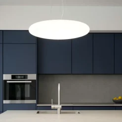 Lampadari Cucina-Ideal Lux Smarties sp3 d50 lampadario da cucina moderna vetro bianco