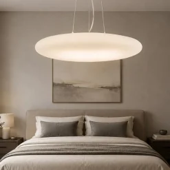 Lampadario Camera Da Letto-Ideal Lux Smarties sp5 d60 lampadario per camera da letto vetro bianco