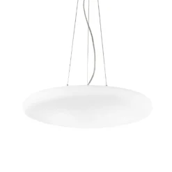 Lampadario Camera Da Letto-Ideal Lux Smarties sp5 d60 lampadario per camera da letto vetro bianco