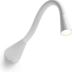 Applique Camera Da Letto-Linea Light Snake w1 applique led 2w 3000k con interruttore orientabile
