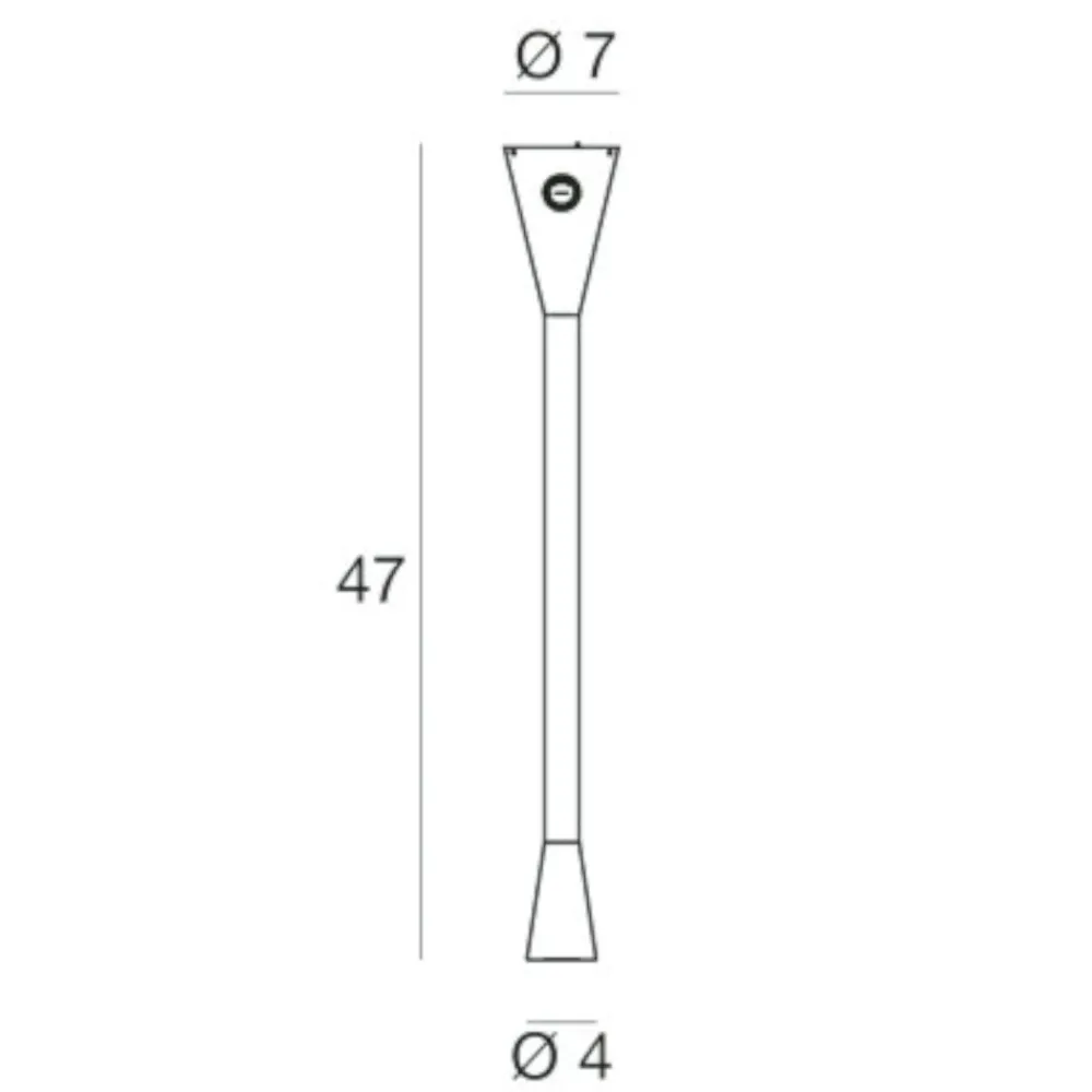 Applique Camera Da Letto-Linea Light Snake w1 applique led 2w 3000k con interruttore orientabile
