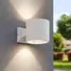 Applique Da Esterno-Ideal Lux Snif ap1 round applique da esterno ip54 bianco