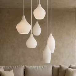 Lampadari Moderni-Ideal Lux Soft sp6 lampadario bianco moderno