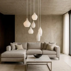 Lampadari Moderni-Ideal Lux Soft sp6 lampadario bianco moderno