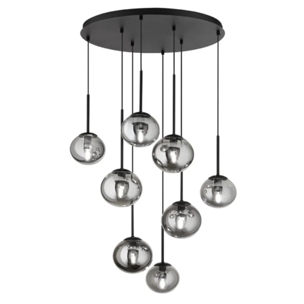 Lampadari Moderni-Ondaluce So-jewel-8 nero lampadario moderno nero