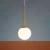 Lampade A Sospensione-Ondaluce So jewel lampada a sospensione oro sfera vetro