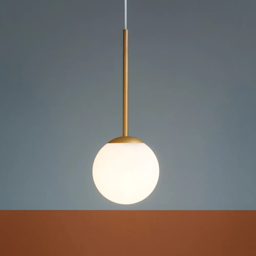 Lampade A Sospensione-Ondaluce So jewel lampada a sospensione oro sfera vetro