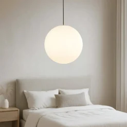 Lampadario Camera Da Letto-Ideal Lux Sole sp1 d30 lampadario per camera da letto