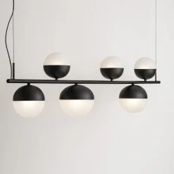 Lampadari Moderni-Ondaluce So mali nero lampadario led moderno