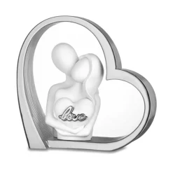 Soprammobili Moderni-Bongelli Preziosi Soprammobile moderno scultura cuore argento