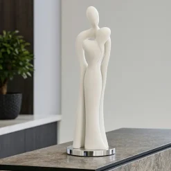 Soprammobili Moderni-Bongelli Preziosi Soprammobile moderno stuatetta bianco