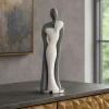 Soprammobili Moderni-Bongelli Preziosi Soprammobile statuetta moderna innamorati grigio