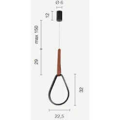 Lampade A Sospensione-Ondaluce So regoli drop lampada a sospensione led design