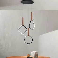 Lampadari Moderni-Ondaluce So regoli mix lampadario led design moderno