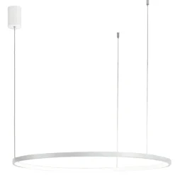 Lampadari Moderni-Ondaluce So soel 80 bianco lampadario cerchio led moderno