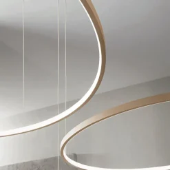 Lampadari Moderni-Ondaluce So soel 100 oro lampadario moderno cerchio led