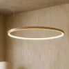 Lampadari Moderni-Ondaluce So soel 60 oro lampadario moderno cerchio led