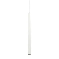 Lampade A Sospensione-Ideal Lux Sospensione led ultrathin sp d040 round bianco