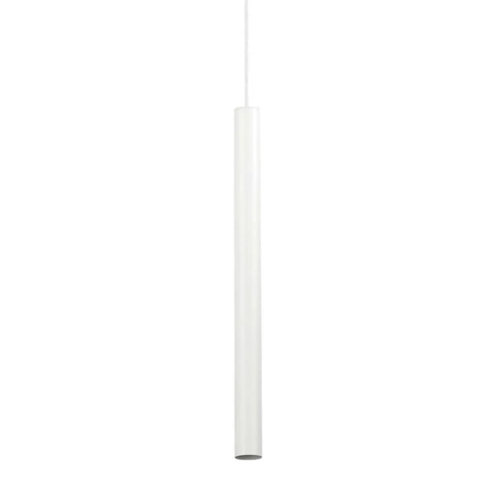 Lampade A Sospensione-Ideal Lux Sospensione led ultrathin sp d040 round bianco