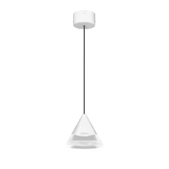 Lampade A Sospensione-Selezionato da Mazzolaluce Sospensione verdi a cono bianco led 6w 900lm 3000k ca113dwhwdi