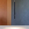 Lampade A Sospensione-Ondaluce So tubic lampada a sospensione per tavolo da pranzo cilindro nero led