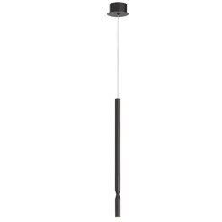 Lampade A Sospensione-Ondaluce So tubic lampada a sospensione per tavolo da pranzo cilindro nero led