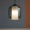 Lampade A Sospensione-Ondaluce So verve 2 sospensione vetro fume