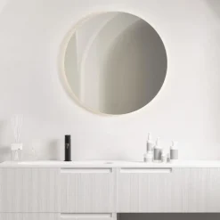 Specchi Da Parete-Selezionato da Mazzolaluce Specchio da bagno touch led 3000k ip44 anti appannamento 60cm