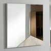Specchi Da Parete-Selezionato da Mazzolaluce Specchio da parete 80cm quadrato vetro bronzo - marmo design