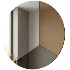Specchi Da Parete-Selezionato da Mazzolaluce Specchio da parete 100cm rotondo per ingresso design moderno