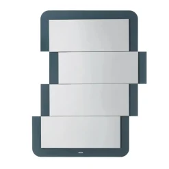 Specchi Da Parete-Selezionato da Mazzolaluce Specchio da parete design moderno 63x82 colore petrolio per ingresso