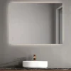 Specchi Da Parete-Selezionato da Mazzolaluce Specchio da parete rettangolare 80x60 cm touch led 3000k e antiappannamento