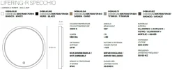 Specchi Da Parete-Vivida International Specchio moderno titanio rotondo led touch 25w 3000k vivida lifering
