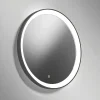 Specchi Da Parete-Vivida International Specchio ovale vivida lifering bronzo led touch 25w 3000k