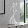 Soprammobili Moderni-Bongelli Preziosi Statuetta bianca coppia innamorati argento