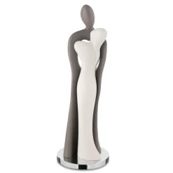 Soprammobili Moderni-Bongelli Preziosi Statuetta innamorati soprammobile tortora
