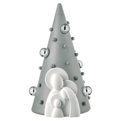 Presepi Di Natale-Bongelli Preziosi Statuetta presepe h30 albero di natale grigio