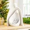 Presepi Di Natale-Bongelli Preziosi Statuina presepe di natale h25 stilizzato bianco