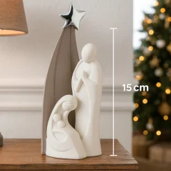 Presepi Di Natale-Bongelli Preziosi Statuina presepe di natale h15 tortora moderno