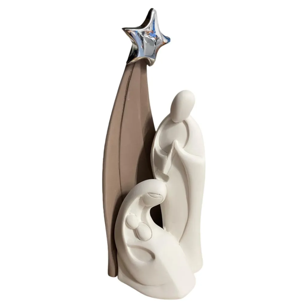 Presepi Di Natale-Bongelli Preziosi Statuina presepe di natale h15 tortora moderno
