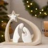 Presepi Di Natale-Bongelli Preziosi Statuina presepe di natale nativita h13 nocciola
