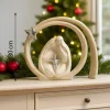 Presepi Di Natale-Bongelli Preziosi Statuina presepe di natale natività h30 moderno nocciola