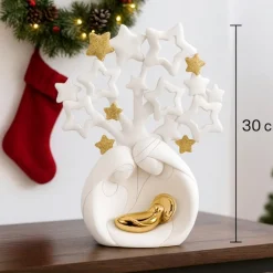 Presepi Di Natale-Bongelli Preziosi Statuina presepe di natale oro h30 natività