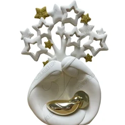 Presepi Di Natale-Bongelli Preziosi Statuina presepe di natale oro h30 natività