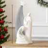 Presepi Di Natale-Bongelli Preziosi Statuina presepe h37 di natale natività grigio moderno