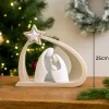 Presepi Di Natale-Bongelli Preziosi Statuina presepe natività di natale h25 nocciola
